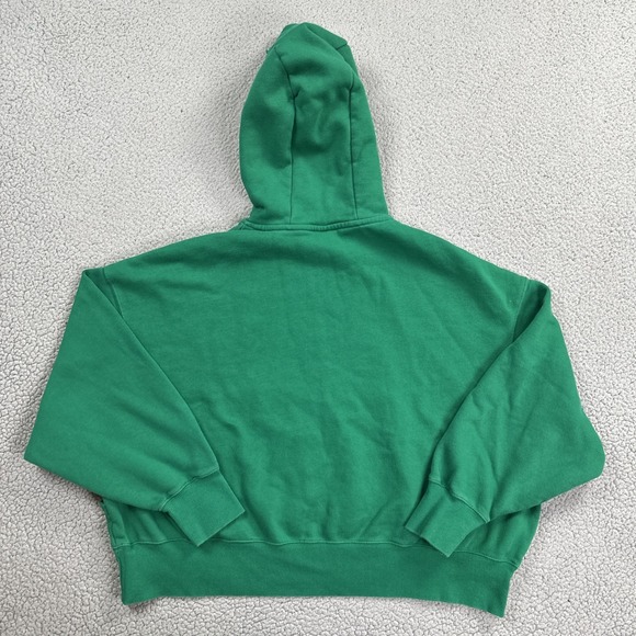 Nike Center Swoosh Phoenix Fleece Hoodie Women Medium Green Logo DQ5858-365 - Picture 12 of 16